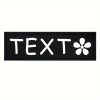 [Custom] 2pcs/Lot Multi-Color Font Pet Harness Patch Paw Print Crown Heart Bone Bow Flower Icon Custom Name 9 Colors Available Lead Additions Dog Chest Harness Additions Outing Supplies
