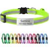 product-fancy-02e4a788-7207-45ff-a1e5-8542b0fddeb7 Custom Personalized Reflective Safety Cat Collar with Bell - Adjustable Kitten Buckle Collar, Custom Pet Name and Phone Number, Detachable Safety Buckle Cat Bell Collar