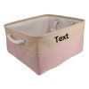 Custom Pet Storage Basket with Personalized Message, Multifunctional And Snack Organizer for Cats And Dogs, Pet Supplies And Clothing Storage, Without Battery