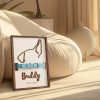 Custom Pet Memorial Frame - Handcrafted Wooden Silhouette Keepsake with Personalized Name And Date, No Power Required, Pet Owner'S Bereavement Remembrance, Anniversary Gift, Pet Memory Souvenir