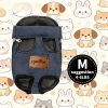 Custom 1pc Dog Carrier Bag, Self-Defined Text Dog Carrier Bag, Adjustable Pet Harness for Small to Medium Dogs and Cats, Breathable and Heat-Resistant, Quick-Release Safety Buckle, Comfortable Chest Harness, Zipper Closure
