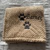 product-fancy-163093ce-e9cf-4483-970e-3032a816fcb7 Dog Blanket - Cat Blanket - Personalised Dog Blanket - Puppy Blanket - Paw Print Blanket - Super Soft Pet Blanket - Embroidered Blanket