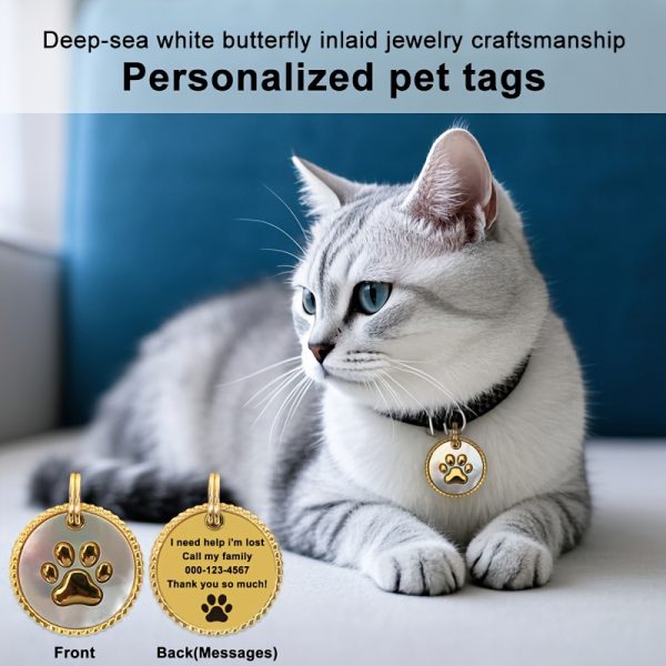 Customized High-End Dog Tags Stainless Steel Hang Tag