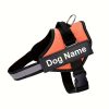 product-fancy-2c423097-b5ff-4909-8dc6-2ff7a659be8a Customizable Reflective Dog Harness - Anti-Escape, Adjustable Pet Chest Vest with Personalized Name & Phone Number Patch, Durable Polyester, Striped Design, Hand-Wash Only, Harness for Dogs