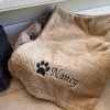 product-fancy-302e1a51-d326-4577-a35a-59c0c416c7ca Dog Blanket - Cat Blanket - Personalised Dog Blanket - Puppy Blanket - Paw Print Blanket - Super Soft Pet Blanket - Embroidered Blanket