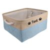 Custom Pet Storage Basket with Personalized Message, Multifunctional And Snack Organizer for Cats And Dogs, Pet Supplies And Clothing Storage, Without Battery