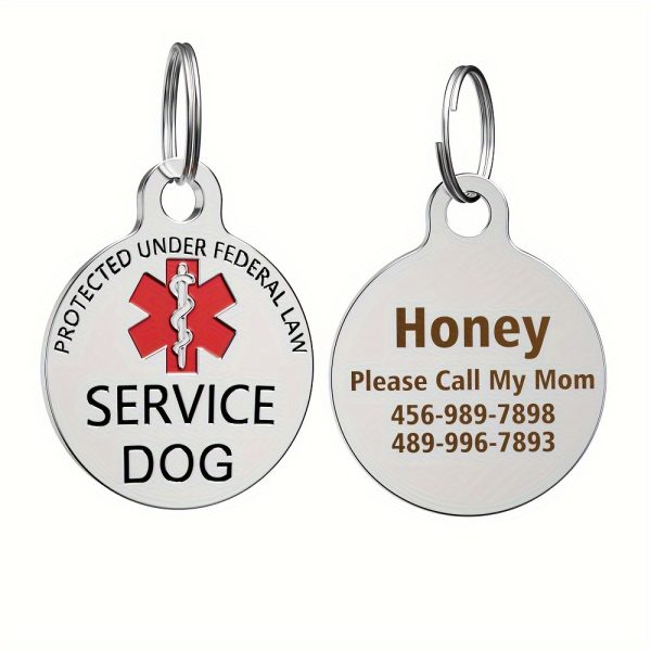product-fancy-48804d7a-27b6-44d0-b6a0-4488c154ea3c Personalized Custom Dog Ornament >>> Name ID Customizable