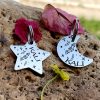 [Custom Edition] ENGRAVNOVE Exclusive Custom Double-Sided Deep-Engraved Small Dog Accessory Pet Tag, Dog Name Tag, Cat Name Tag, with the Design Theme "A Small Boat on the Lake Drifting with the Wind, Ripples Hidden in Autumn". Stainless Steel Cat