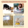Personalized Custom Dog and Cat Food Mats, Customizable with Your Pet's Name, Non-slip and Leak-proof, Suitable for Food and Water Dog Mats, Custom Cat Floor Mats, Pet Placemats, an Ideal Gift for Pet Owners
