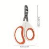 product-fancy-503f69f9-f9d1-45fc-a9df-525440266291 Custom Newly Upgraded Design Cat&Dog Nail Clipper Personalized Two Circular Cutting Holes of Different Size(2mm&4mm)-Avoid Over Cutting Pet Nail Clippers -Professional Paw Trimmer Set for Pet