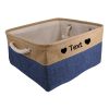 Custom Pet Storage Basket with Personalized Message, Multifunctional And Snack Organizer for Cats And Dogs, Pet Supplies And Clothing Storage, Without Battery
