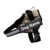 product-fancy-5f54d19e-fa33-4918-96b8-36ef2eddc53f Customizable Reflective Dog Harness - Anti-Escape, Adjustable Pet Chest Vest with Personalized Name & Phone Number Patch, Durable Polyester, Striped Design, Hand-Wash Only, Harness for Dogs