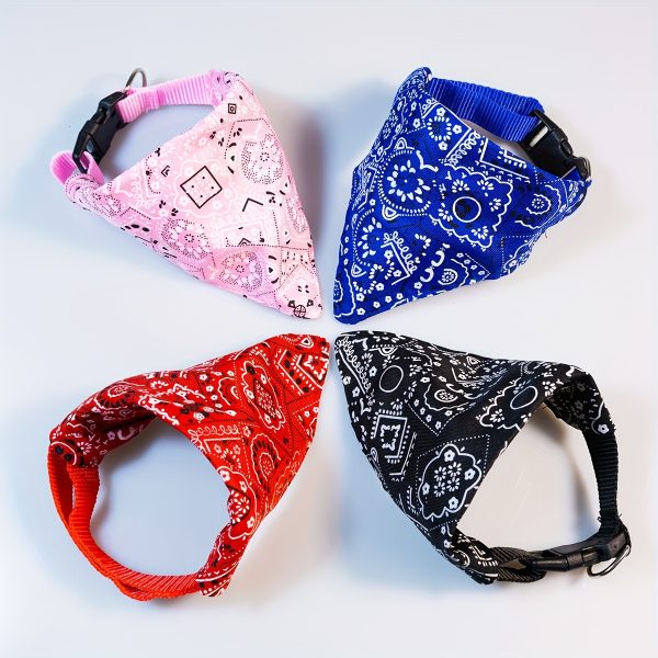 product-fancy-67a6b60b-cb47-4251-8b61-25d85d4a696d Custom Stylish Print Dog Bandana, Personalized Adjustable Dog Collar Pet Saliva Towel Dog Costume Necklace for and Medium Sized Dogs for Stocking Stuffers, Ideal Gift for Pets