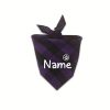 [Customized]Custom Plaid Dog Scarf Bandana Personalized Name Dog Pet Bib Collar Lovely Gift for Small Medium Large Dog Neckerchief