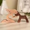 Customized Puppy And Me Wooden Ornament, Personalized Name, Owner And His Loyal Companion