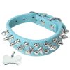 Adjustable Large and Small Dog Collars — Two-In-One Customizable Pet ID and Owner Contact Information