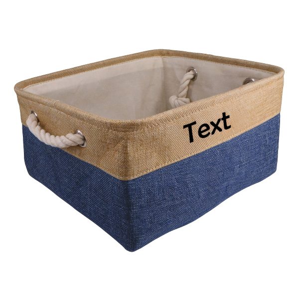 Custom Pet Storage Basket with Personalized Message, Multifunctional And Snack Organizer for Cats And Dogs, Pet Supplies And Clothing Storage, Without Battery