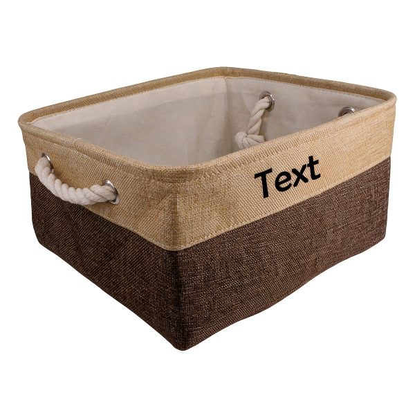 Custom Pet Storage Basket with Personalized Message, Multifunctional And Snack Organizer for Cats And Dogs, Pet Supplies And Clothing Storage, Without Battery