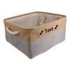 Custom Pet Storage Basket with Personalized Message, Multifunctional And Snack Organizer for Cats And Dogs, Pet Supplies And Clothing Storage, Without Battery