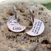 [Custom Edition] ENGRAVNOVE Exclusive Custom Double-Sided Deep-Engraved Small Dog Accessory Pet Tag, Dog Name Tag, Cat Name Tag, with the Design Theme "A Small Boat on the Lake Drifting with the Wind, Ripples Hidden in Autumn". Stainless Steel Cat
