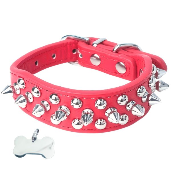 Adjustable Large and Small Dog Collars — Two-In-One Customizable Pet ID and Owner Contact Information
