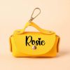 Personalized Dog Poop Bag Holder, Custom Name Dog Waste Bag Holder, Leather Poop Bag Dispenser, Engraved Dog Poop Bag, Custom Dog Mom Gifts