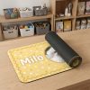 1pc Custom Pet Photo And Name Feeding Mat, Pet Bowl Placemat, Water Bowl Spill Mat, Crate Liner, Pet Daily Supplies, Indoor Pet Grooming Floor Mat, for Pet Owners, New Puppy Parents, New Pet Welcome Gift, Dog Birthday Present