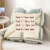 product-fancy-a560e211-8f9d-464d-8d32-1ac08f76e6d5 Dog Blanket - Cat Blanket- Personalised Dog Blanket - Puppy Blanket - Paw Print Blanket - Super Soft Pet Blanket - Embroidered Blanket