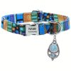 A Personalized Bohemian-Style Pet Collar with a Metal Buckle, Customizable Name And Phone Number Tag, Adjustable Anti-Loss Cat Collar, Soft, Comfortable, And Durable Accessory, Ideal for Outdoor Dog Walking, Perfect Gift for Medium And Small Dogs!
