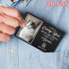Personalized I Will Carry You with Me Until I See You Again Dog Cat Photo Wallet Card with Name Birthday Sympathy Gift for Pet Lover