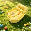 product-fancy-c52fa495-8812-47c9-9c6c-caf1f4e801ce Pet Cat Bed, 1pc (Cat Bed And Cushion And Mesh) Customizable Your Pet'S Exclusive Small Nest, Suitable for Bedside Placement for Small Dogs And Cats, All-Season Fashion Universal Pet Bed, Multi-Scene Placement Comfortable Rebound