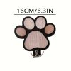 Personalized Dog Wall Hook | Paw Print - Custom Carved Name/Date/Text Suitable for Collar & Coat Hanger, Wood Pet Memorial Gift, Durable Hanging Hook for Coats, Collars, Keys - for Entryway,, Pet Store Display