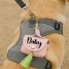 Personalized Dog Poop Bag Holder, Custom Name Dog Waste Bag Holder, Leather Poop Bag Dispenser, Engraved Dog Poop Bag, Custom Dog Mom Gifts