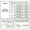 product-fancy-d1f1e51c-c158-46df-989e-5cd3cfd2a37d Customizable Soft and Comfortable Velvet Pet Dog Collar with High-Tensile Zinc Alloy Hook Buckle, Hand-Woven Round Rope Waste Bag Set. Free Laser Engraving of Pet Dog's Name and Owner's Phone Number. Dog Birthday Gift, Wedding Gift, Christmas Gift