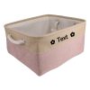 Custom Pet Storage Basket with Personalized Message, Multifunctional And Snack Organizer for Cats And Dogs, Pet Supplies And Clothing Storage, Without Battery