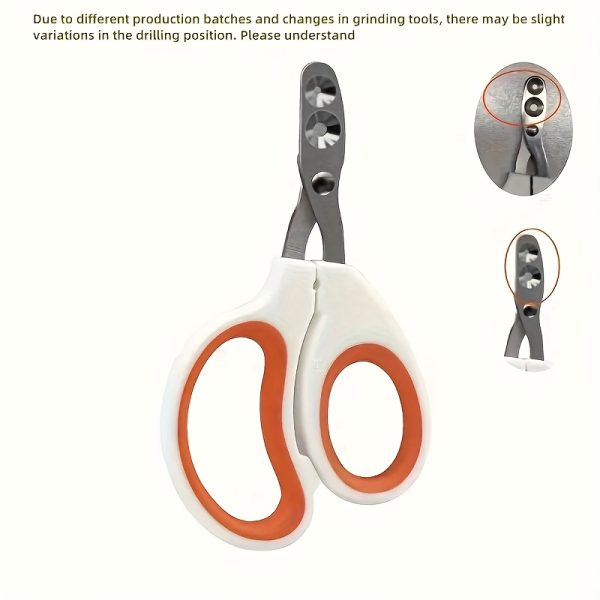 product-fancy-e9a9ed31-38e6-48e3-868c-cb0f63a18111 Custom Newly Upgraded Design Cat&Dog Nail Clipper Personalized Two Circular Cutting Holes of Different Size(2mm&4mm)-Avoid Over Cutting Pet Nail Clippers -Professional Paw Trimmer Set for Pet