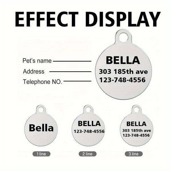 product-fancy-f1bd3a9f-f597-4f6b-919a-f3e8231f9676 Personalized Custom Dog Ornament >>> Name ID Customizable