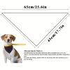 [Customized]Custom Plaid Dog Scarf Bandana Personalized Name Dog Pet Bib Collar Lovely Gift for Small Medium Large Dog Neckerchief