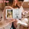 Personalized I Will Carry You with Me Until I See You Again Dog Cat Photo Wallet Card with Name Birthday Sympathy Gift for Pet Lover