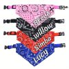 product-fmket-00f3735c4d1f119db98f327f7a9690aa Custom Stylish Print Dog Bandana, Personalized Adjustable Dog Collar Pet Saliva Towel Dog Costume Necklace for and Medium Sized Dogs for Stocking Stuffers, Ideal Gift for Pets