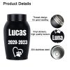 Personalized Pet Urn Thread Design On The Top Dog Urn Stainless Steel Material Cat Urns