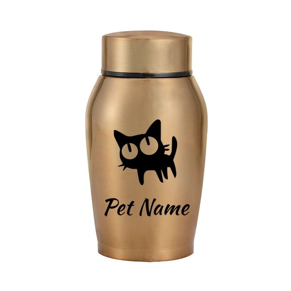 Personalized Pet Urn Thread Design On The Top Dog Urn Stainless Steel Material Cat Urns