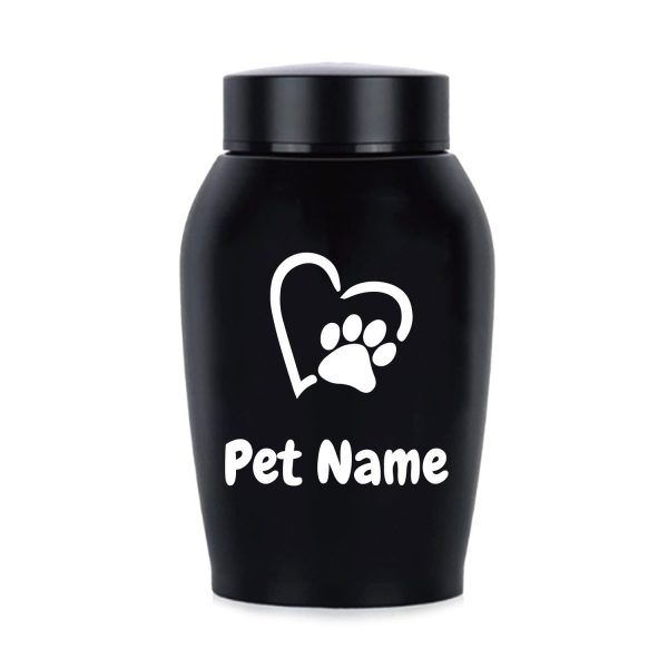 Personalized Pet Urn Thread Design On The Top Dog Urn Stainless Steel Material Cat Urns