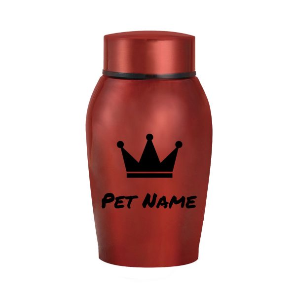 Personalized Pet Urn Thread Design On The Top Dog Urn Stainless Steel Material Cat Urns