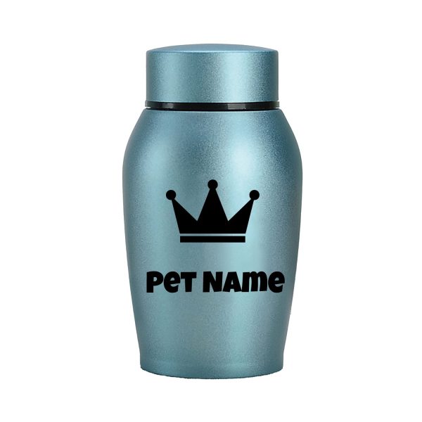 Personalized Pet Urn Thread Design On The Top Dog Urn Stainless Steel Material Cat Urns