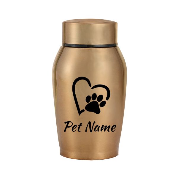 Personalized Pet Urn Thread Design On The Top Dog Urn Stainless Steel Material Cat Urns
