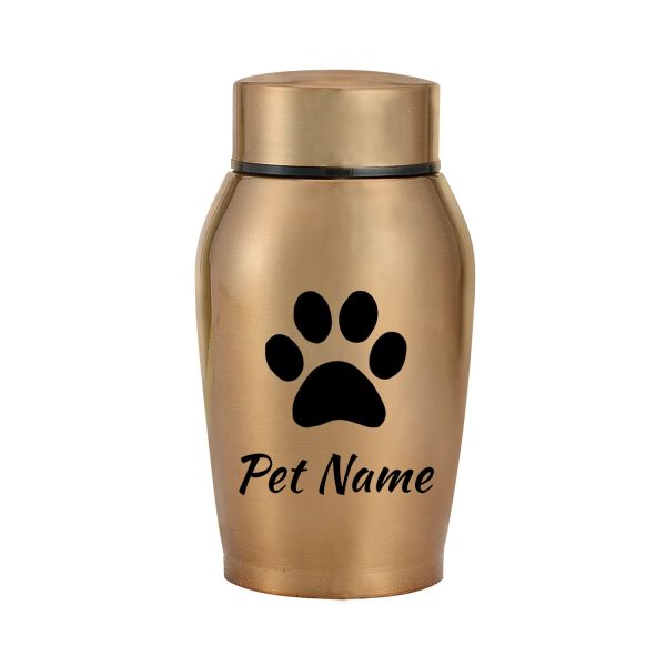 Personalized Pet Urn Thread Design On The Top Dog Urn Stainless Steel Material Cat Urns