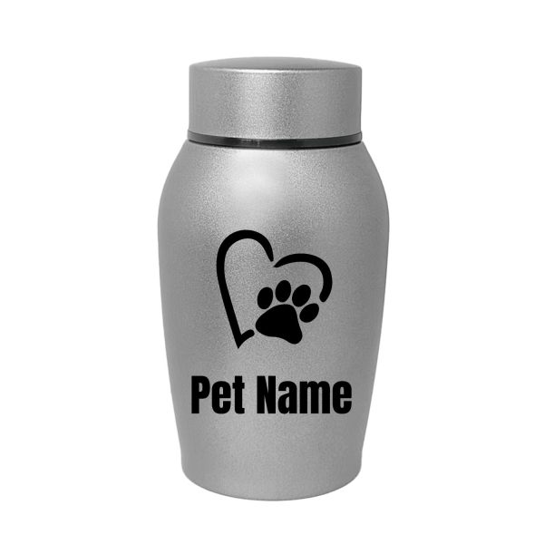 Personalized Pet Urn Thread Design On The Top Dog Urn Stainless Steel Material Cat Urns