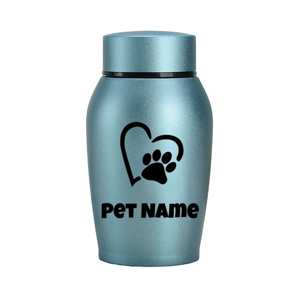 Personalized Pet Urn Thread Design On The Top Dog Urn Stainless Steel Material Cat Urns