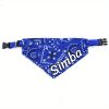 product-open-4e04e2dace324016a112fe011f0b5bef-goods Custom Stylish Print Dog Bandana, Personalized Adjustable Dog Collar Pet Saliva Towel Dog Costume Necklace for and Medium Sized Dogs for Stocking Stuffers, Ideal Gift for Pets